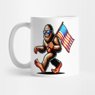 Patriotic Bigfoot Mug